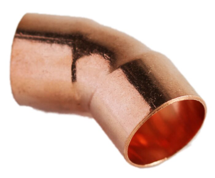 COPPER CAPILLARY 45 DEG ELBOW C X C 28MM