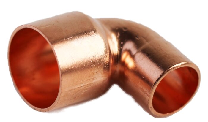 COPPER CAPILLARY RED ELBOW CXC 90 DEG 22 X15