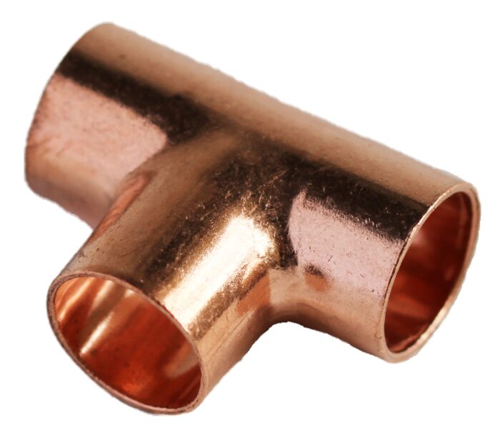 COPPER CAPILLARY EQUAL TEE CXCXC 28MM
