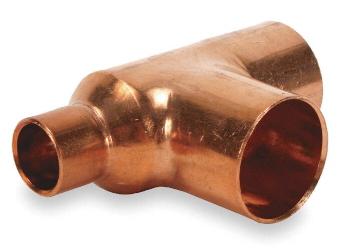 COPPER CAPILLARY RED TEE 22X15X22MM CXCXC